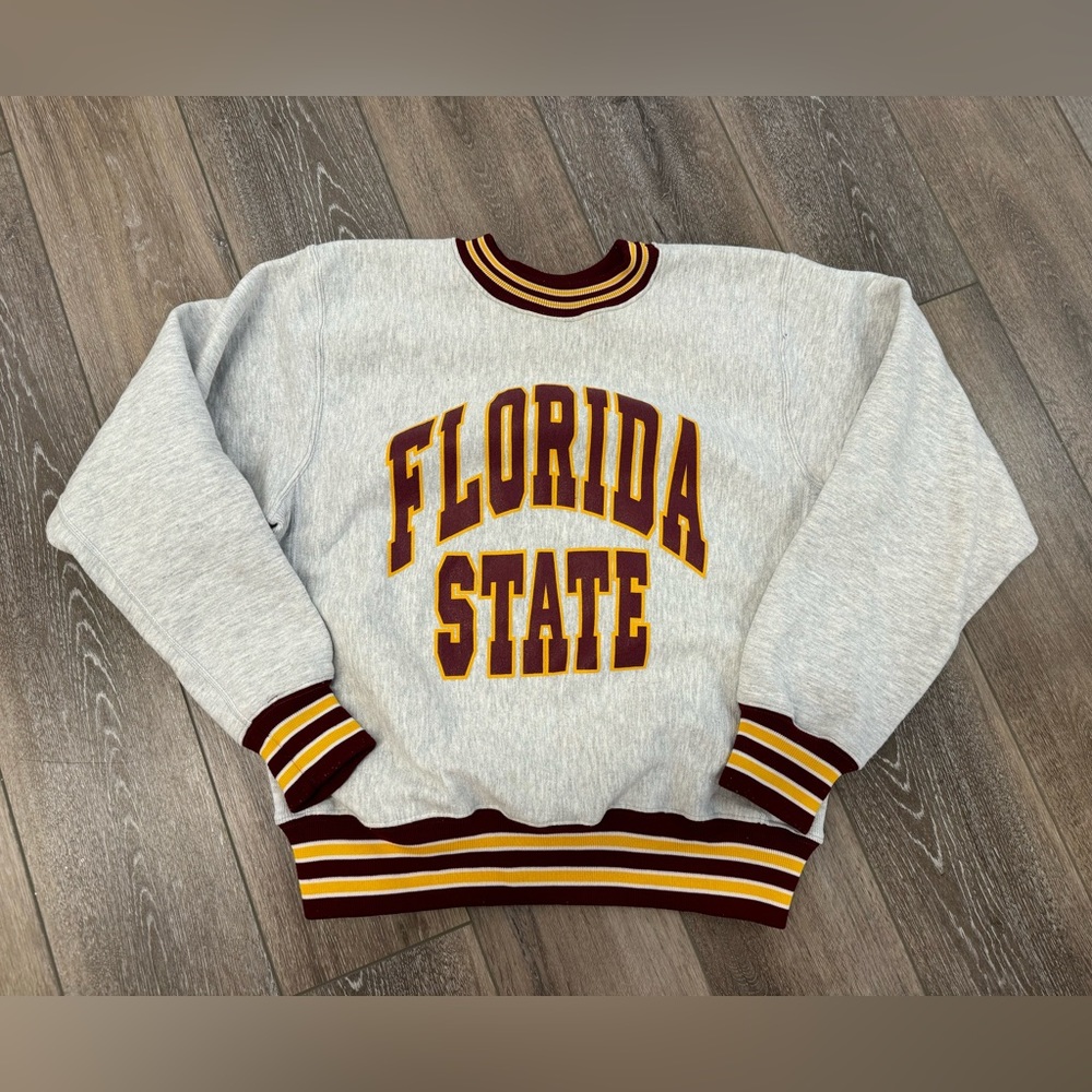 VTG Mt Spokane Knitting Mills Florida State FSU sweatshirt size extra large